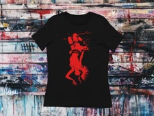 Punk Girl Mohawk T-Shirt | Goth Punk Aesthetic Top | Grunge Style Gothic Fashion