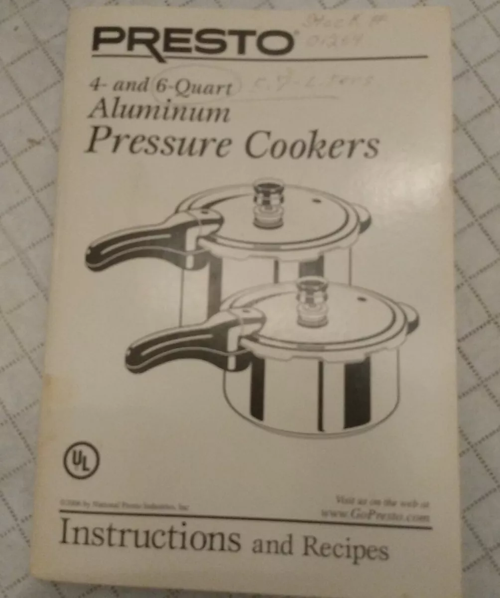 Presto Pressure Cooker Canner 6 Quart Stainless Steel 409A Canning Garden  Stock