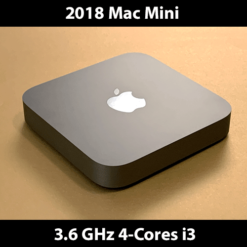 2018 Mac Mini | 3.6GHZ i3 4-CORE | 64GB RAM | 128GB PCIe SSD