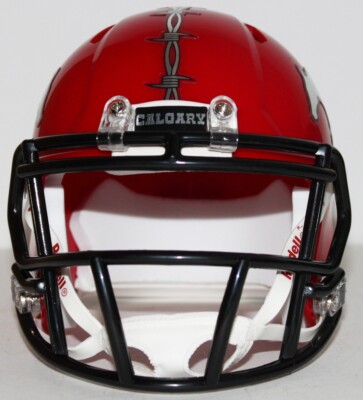 calgary football helmet 2022 CFL Calgary Stampeders Alternate Custom Riddell Mini Helmet