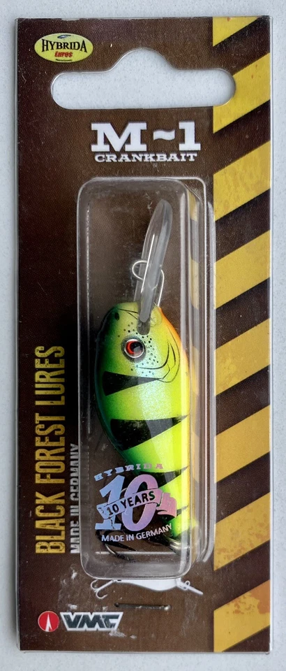 Hybrida Lures M1 Crankbait 4cm (BRO) Floating Wobbler Kunstköder Barsch Forelle - Bild 1 von 1