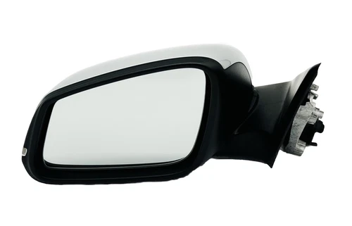 BMW 16-18 F30 F31 LEFT DRIVER SIDE DOOR MIRROR W/O Camera Silver OEM