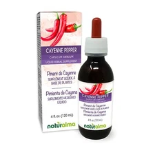 Naturalma Cayenne Pepper Capsicum annuum Fruit Alcohol-Free Tincture - 4 fl o...
