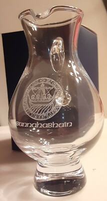 BUNNAHABHAIN ISLAY CREST SCOTCH WHISKY GLENCAIRN IONA WATER JUG PUB JUG