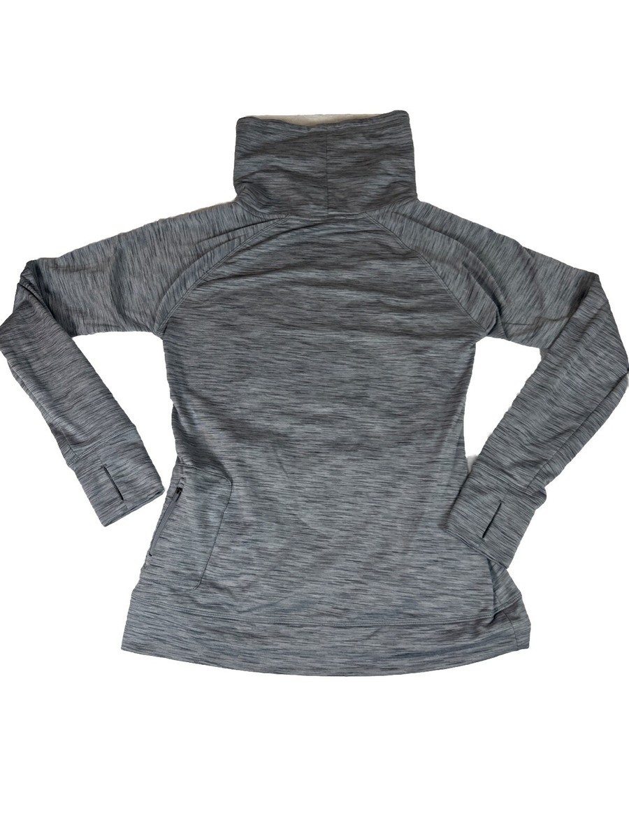 Kyodan Outdoor Gray Pullover Turtleneck Womens Pullover Size