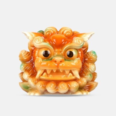 MINDstyle Andy Chen Sancai Hong Sai Orange ABS PVC Figures Model H9CM(3.5inch)