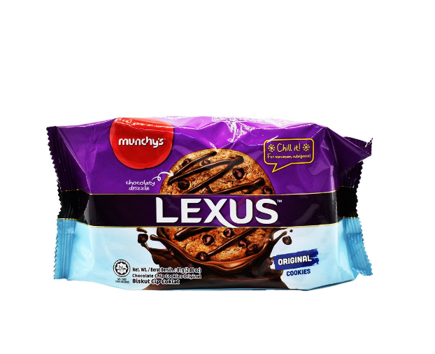 Munchy's Lexus Original Chocolate Chip Cookies 81g (3 sachets/pack