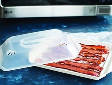 Griglia Per Pancetta Nordicware Freeze Heat & Serve - 20,3 X 10,2 Cm, Senza BPA, Microonde