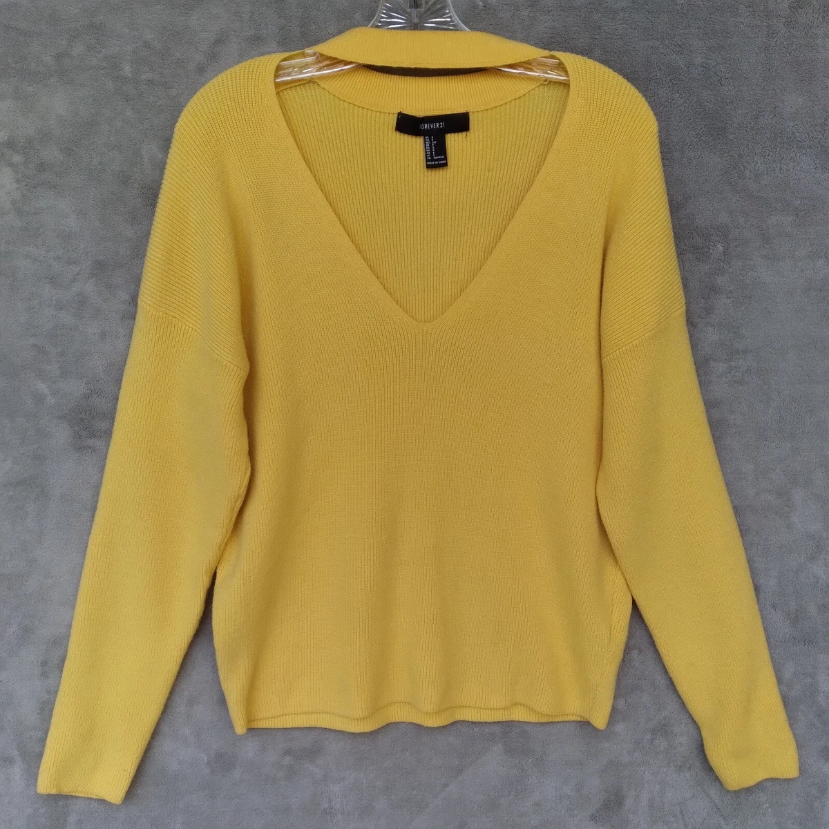 Forever 21 top yellow sweater
