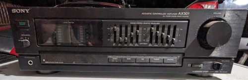 SONY TA - AX301 AKUSTISCHER STEREOVERSTÄRKER, 5-BAND EQUALIZER FUNKTIONIERT SUPER!!