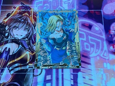 Beautiful Waifu Card - Android 18 Beach - Goddess ACG Custom DIY Fan Art Card