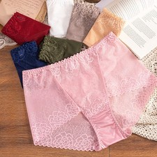 Perizoma Donna Aderente In Pizzo Floreale Traspirante Tanga Sfumata Sheer