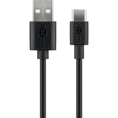 [38675] Goobay Câble de Chargement et de Synchronisation USB-A > USB-C 10 cm ...