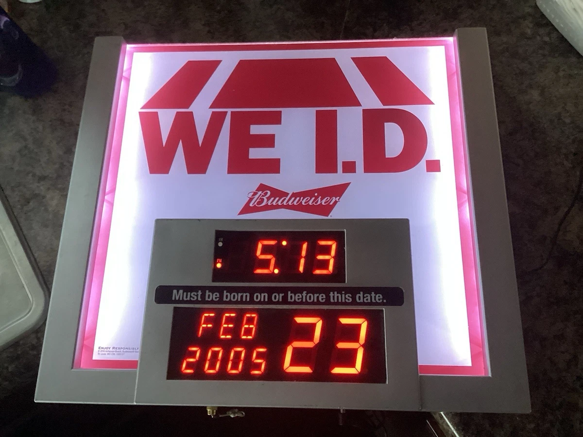 budweiser light clock products for sale | eBay