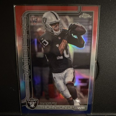 Panini Mosaic Rookie Scripts Dont'e Thornton Jr. 2025 Football Raiders #RS-DTJ