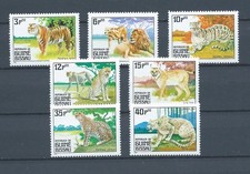 GUINÉE BISSAU - 1984 YT 289 à 295 ANIMAUX SAUVAGES - TIMBRES NEUFS** MNH