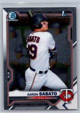 2021 Bowman #BCP-125 Aaron Sabato Chrome Prospects *TW