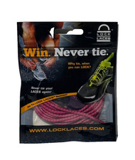 LOCK LACES Elastic Shoelace  Fastening System Cabaret  Purple New/Sealed