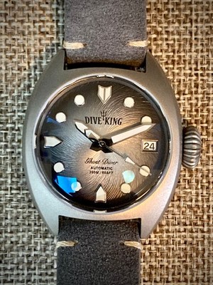 Dive King  ''Ghost Diver'' Titanium Automatic W-10 Dive Wristwatch