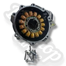 11-25 KAWASAKI NINJA ZX10R OEM STATOR GENERATOR ALTERNATOR MAGNETO COVER