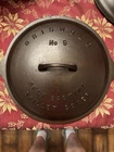 1929-1939 Griswold no. 9 Low Dome Cast Iron Skillet Cover *Excellent Condition*