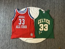 NBA Trikot 33 All Star, L, Bulls Scottie Pippen,Celtics Shirt Vintage Larry Bird