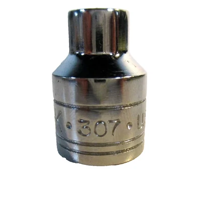 SK Tools 6pt. 3/8" Drive Standard Socket 7mm Chrome 307 *MADE IN THE USA* - Image 1 of 4