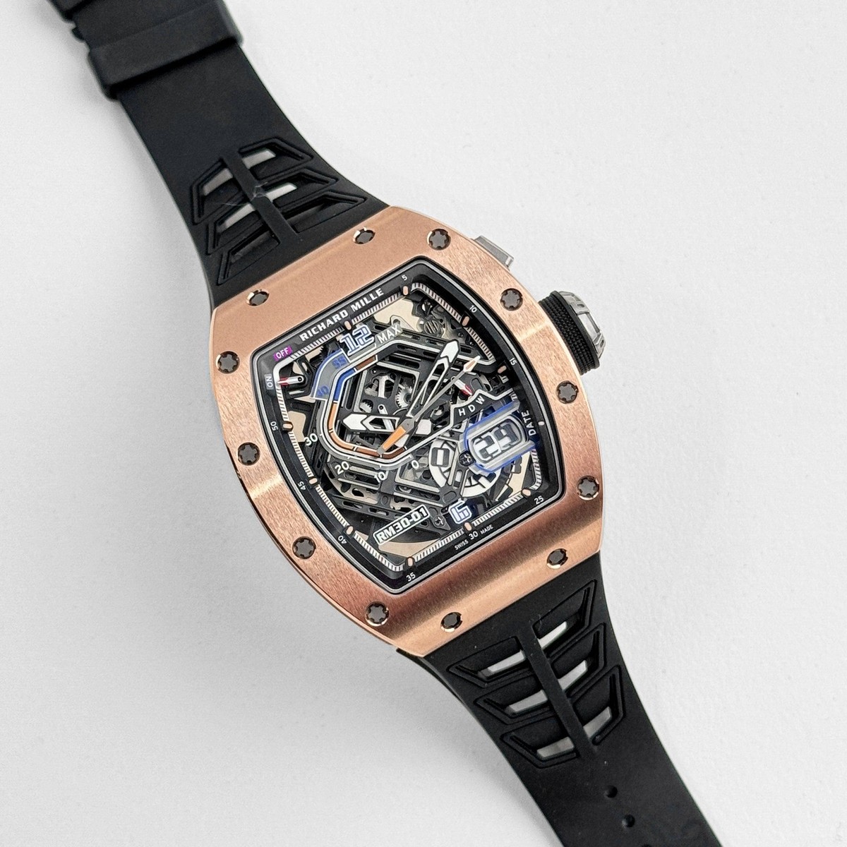 Replica Rm 030 Rose Gold Richard Mille RM 30-01 Declutchable