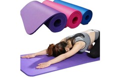 Tappetino Yoga E Fitness Antiscivolo | Per Ginnastica E Aerobica | Morbido Per Uso Domestico