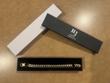 9k Yellow Gold Curb Link Bracelet 57 grams