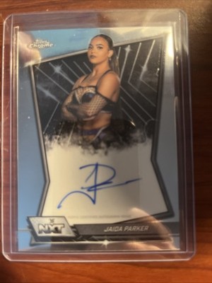 2026 Topps Chrome WWE Jaida Parker NXT On Card Auto #NXT-JAI