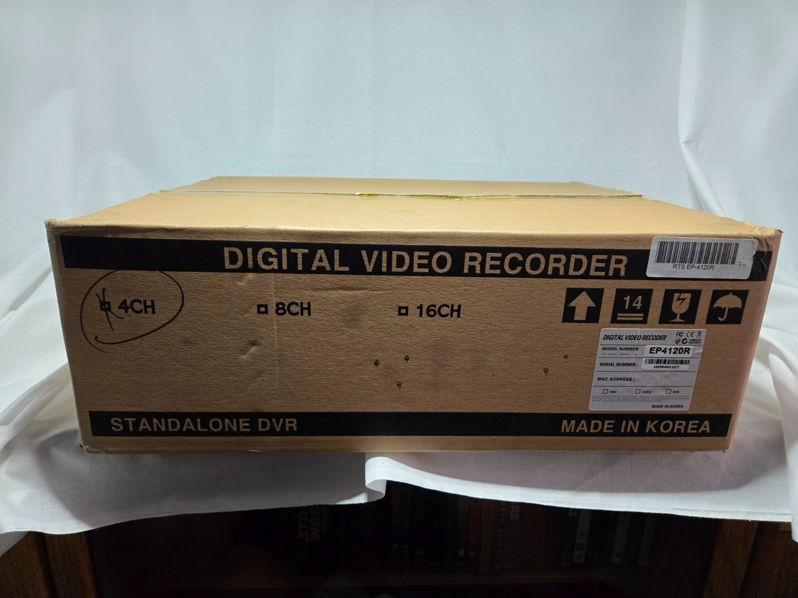 Digital Video Recorder 4 Channel EP4120R Standalone DVR Made in Korea New w/Box