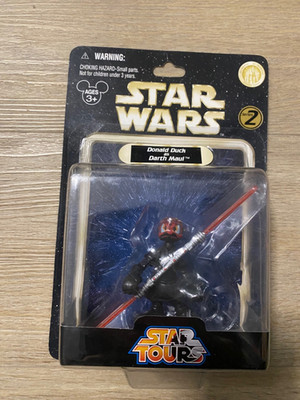 Star Wars Star Tours Disney Donald Duck as Darth Maul Neu & OVP