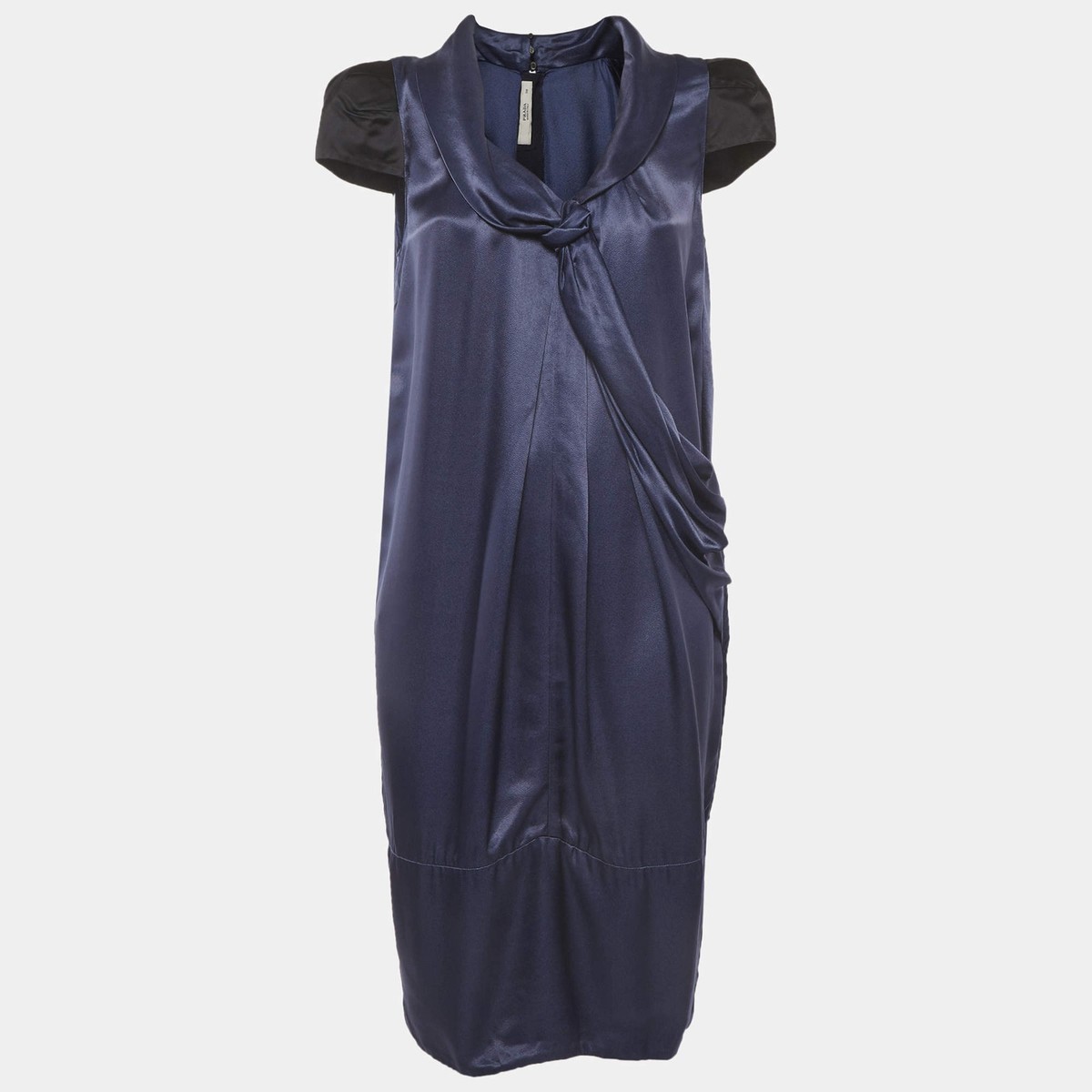 blue prada dress Prada Pleated Poplin Dress | Blue