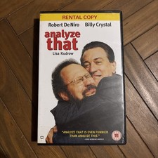 ANALYZE THAT (VHS) Rare - Ex-Rental Big Box Vide Tape - Robert DeNiro
