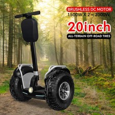 3000W/67.2V 15.6AH Dual Motor 20in Off Road Electric Self Balance Vehicle APP Ei