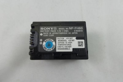 Genuine Original OEM Sony Extended High Capacity Battery (NP-FH60