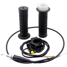 35"Twist Throttle Handle Grip and Ignition Kill Assembly for 49cc Pocket Bike...