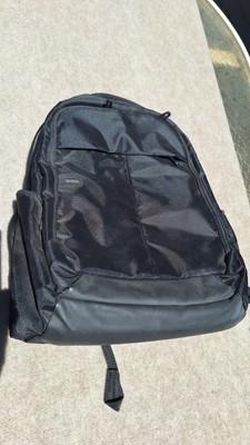 Dell Laptop Backpack Padded Pockets Partitions Black Used 17''