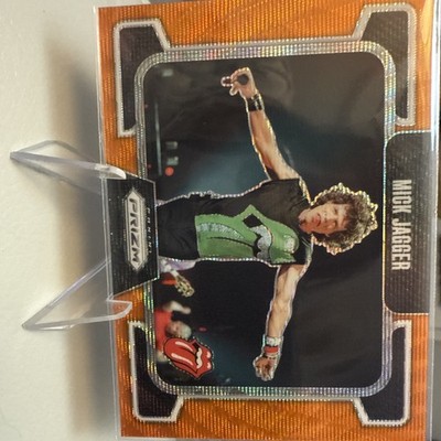 Mick Jagger 2025 Prizm Orange Wave Prizm The Rolling Stones SSP /259