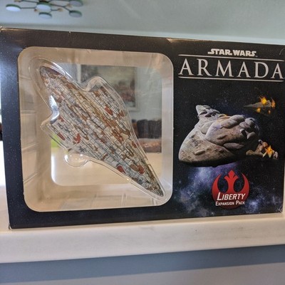 Star Wars Armada Rebel MC80 Liberty Expansion Used In Box