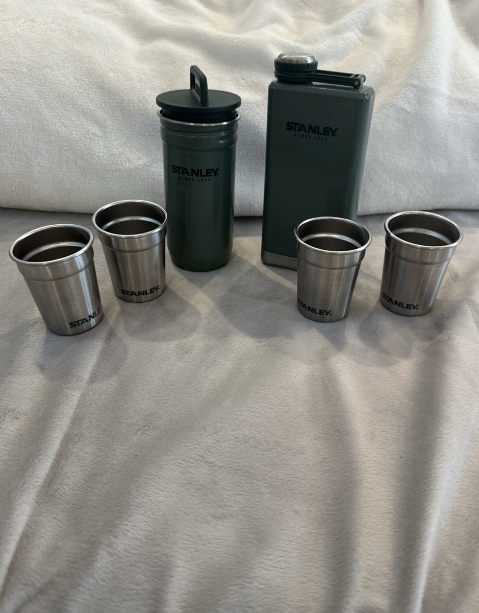 バーベキュー・調理用品 STANLEY Shot Glass + Flask Set STANLEY ADVENTURE PRE PARTY SHOT GLASS FLASK SET | eBay