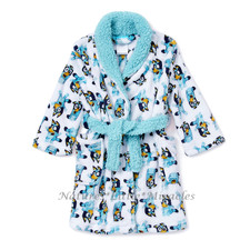 BLUEY Robe Size 2T-5T Girl Boy Toddler 2 3 4 5 Bathrobe Pajamas Cover Up Dog NWT