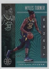 2019-20 Panini Illusions Trophy Collection Teal 96/125 Myles Turner #27 3c7