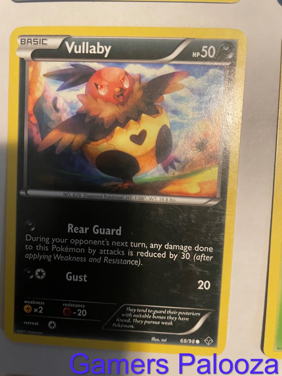 Vullaby 68/98 Common Emerging Powers Pokemon Near Mint
