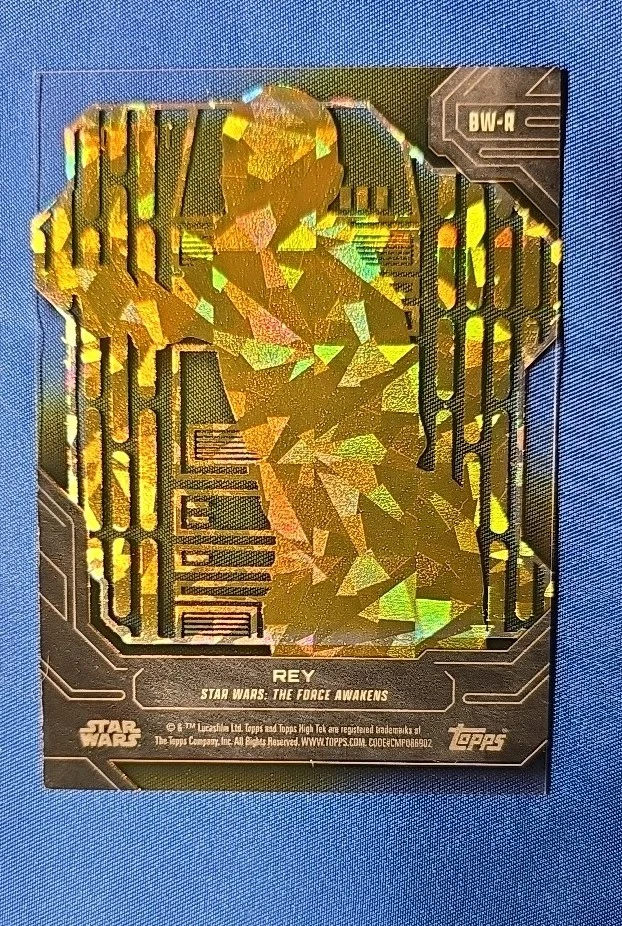 2024 Topps Star Wars High Tek Rey Black And White Variation /50 - Image 3 of 3