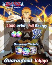 Bleach Brave Souls BBS Starter 2000-3000 Orbes Ichigo y más