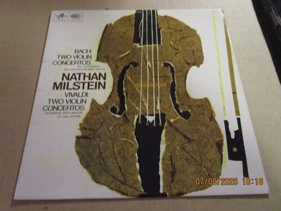 MILSTEIN BACH VIVALDI 2 Violin Concertos LP Used! SAX 5285 1967 Columbia Stereo