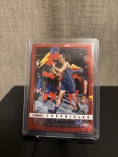2025 Panini Caitlin Clark Chronicled Snapshots #92 Red Cracked Ice Insert