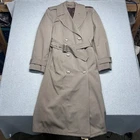 Vintage Regulation Army Overcoat Wool Uniform 38 Military (Vietnam Era)